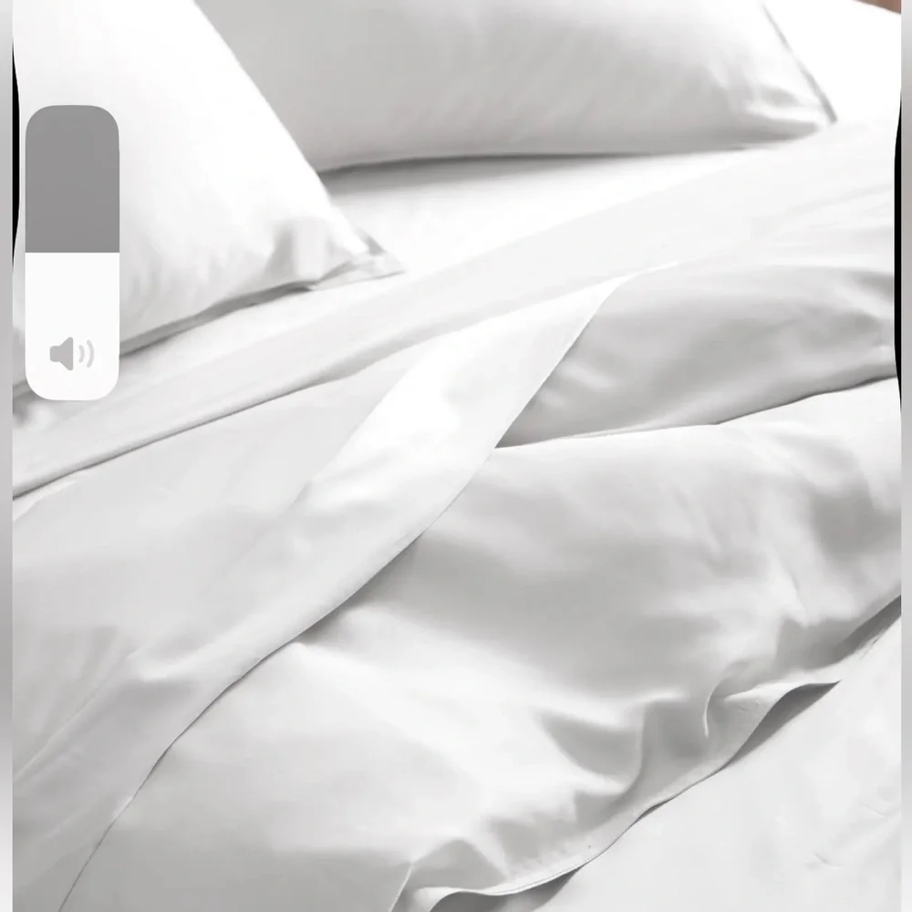 QUINCE Bamboo Duvet Cover Full Queen White